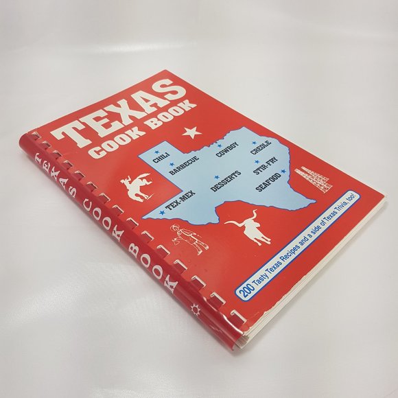 Vintage 1997 Texas Cookbook Cowboy Tex-Mex Barbecue Creole Stir-fry Seafood West - Picture 6 of 13